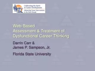 Web-Based Assessment &amp; Treatment of Dysfunctional Career Thinking