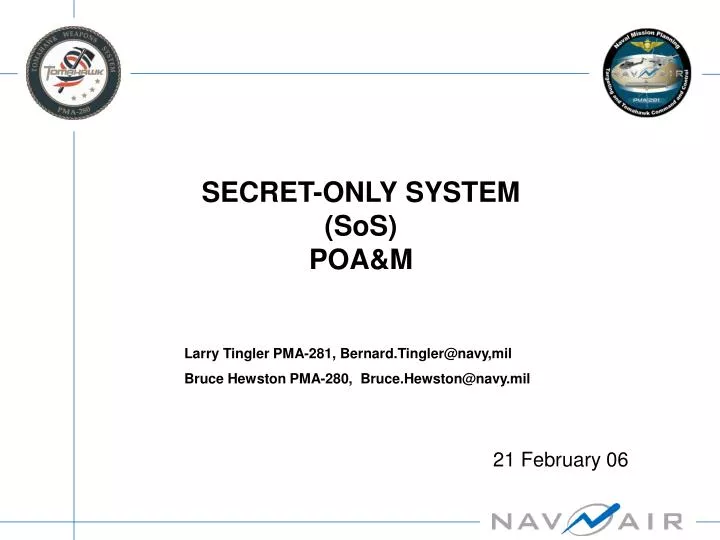 secret only system sos poa m