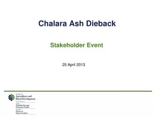 Chalara Ash Dieback