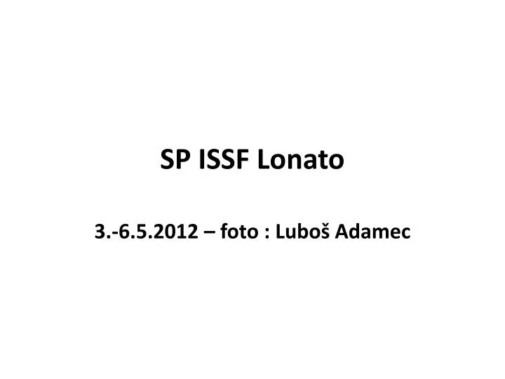 sp issf lonato