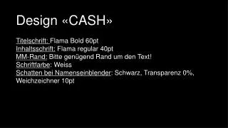 seriendesign vorlage
