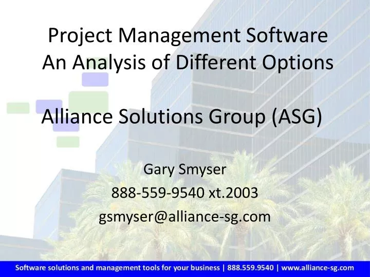alliance solutions group asg
