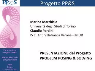 progetto pp s