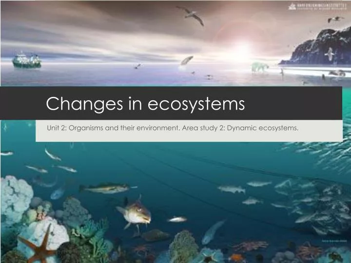 changes in ecosystems