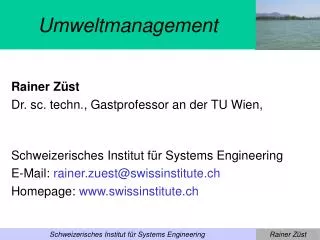 umweltmanagement