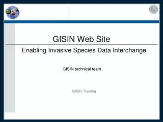 GISIN Web Site