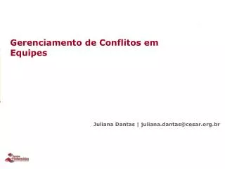 gerenciamento de conflitos em equipes