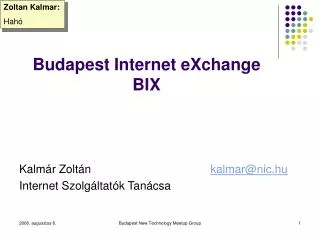 Budapest Internet eXchange BIX