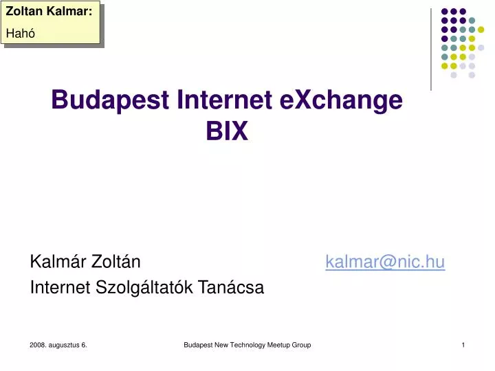 budapest internet exchange bix
