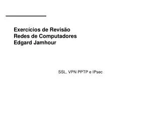exerc cios de revis o redes de computadores edgard jamhour