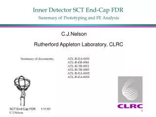 Inner Detector SCT End-Cap FDR Summary of Prototyping and FE Analysis
