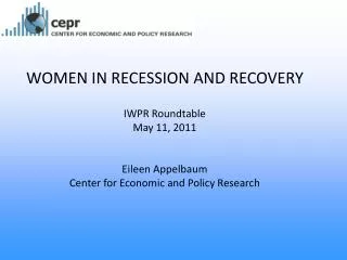 Women and Men in Recession