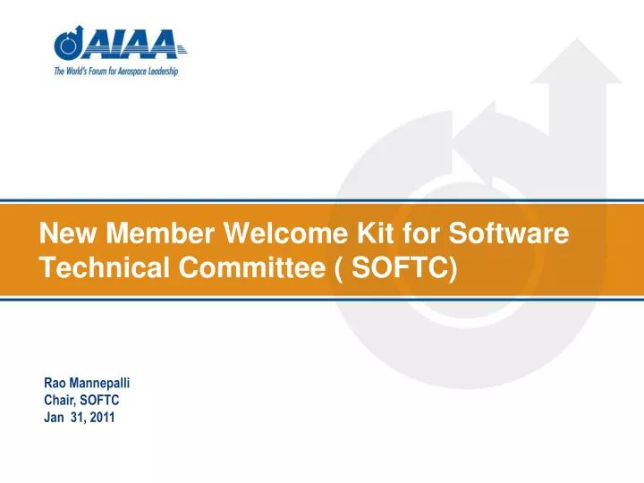 new member welcome kit for software technical committee softc