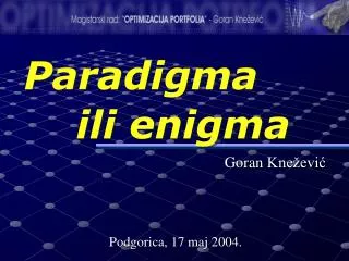 podgorica 17 maj 2004