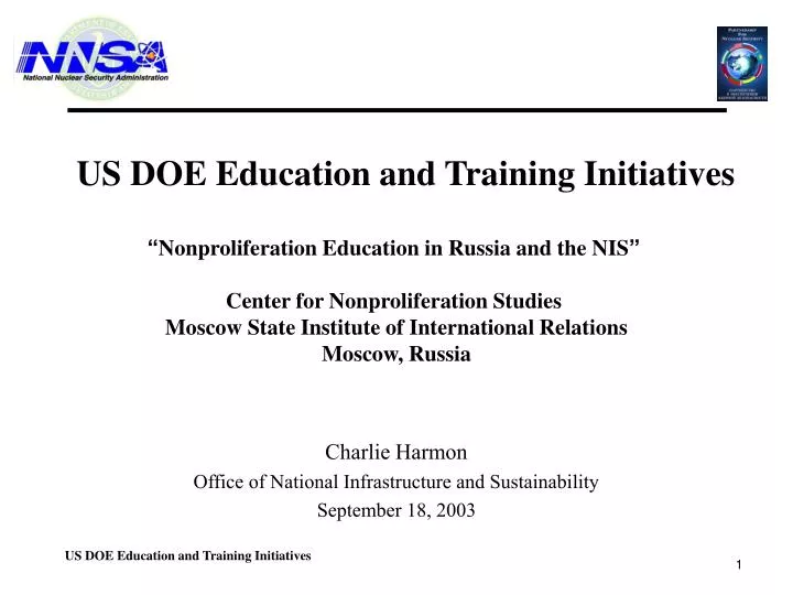 us doe education and training initiatives