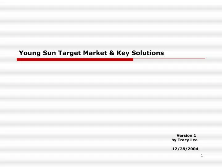 young sun target market key solutions