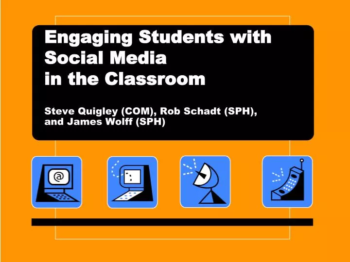 engaging students with social media in the classroom