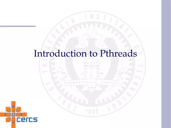 introduction to pthreads