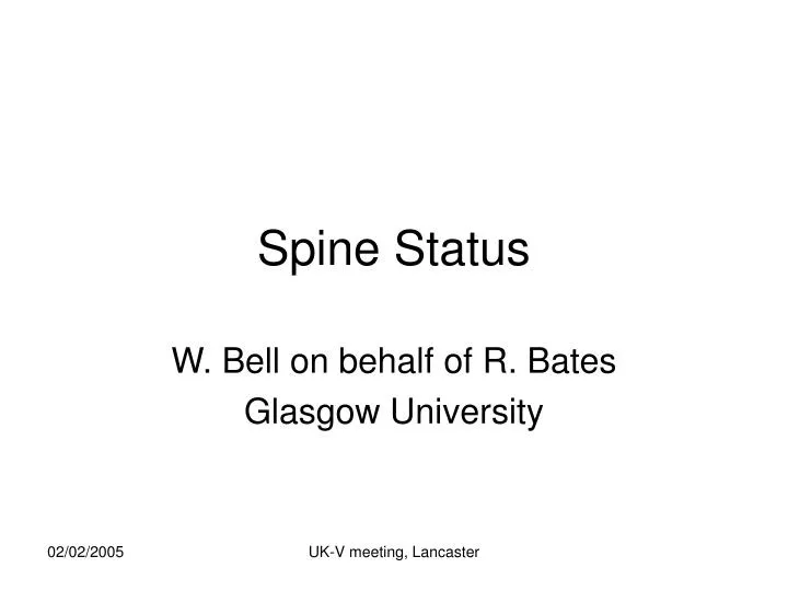 spine status