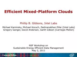 Efficient Mixed-Platform Clouds