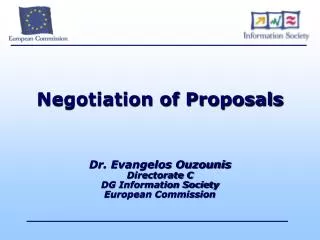 Negotiation of Proposals
