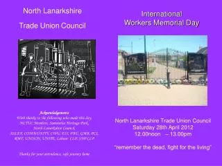 North Lanarkshire Trade Union Council