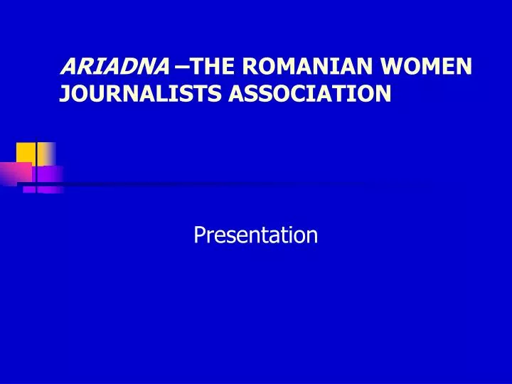 ariadna the romanian women journalists association
