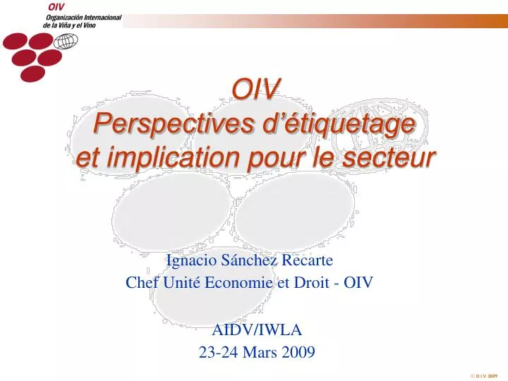 oiv perspectives d tiquetage et implication pour le secteur