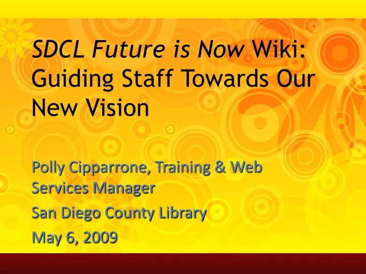 sdcl future is now wiki guiding staff towards our new vision