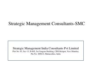 Strategic Management Consultants-SMC