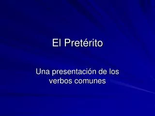 el pret rito