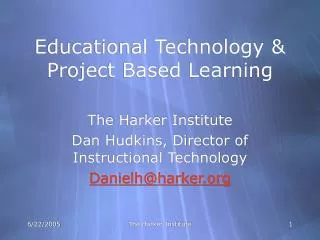educational technology project based learning