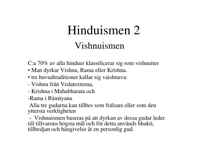 hinduismen 2