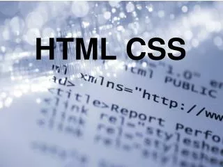 html css