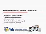 Innovative Methods for Attack Detection in Cybersecurity by CEISARE Research Team - slide 1