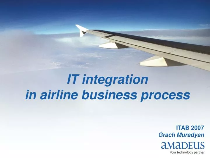 it integration in airline business process