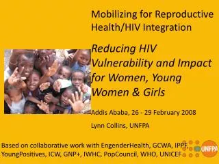 Mobilizing for Reproductive Health/HIV Integration