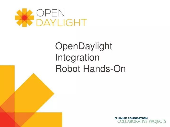 opendaylight integration robot hands on