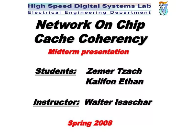 network on chip cache coherency