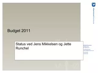 status ved jens mikkelsen og jette runchel