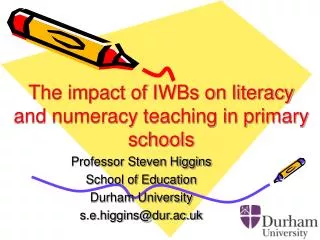 The impact of IWBs on literacy and numeracy teaching in primary schools
