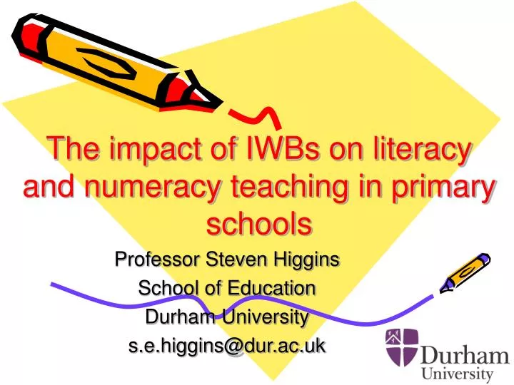 the impact of iwbs on literacy and numeracy teaching in primary schools