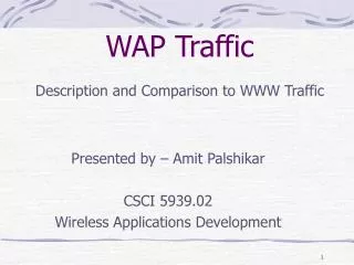 WAP Traffic