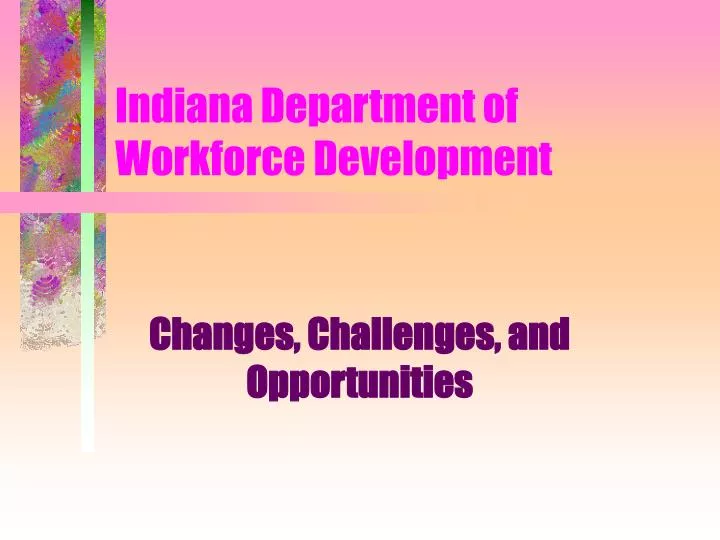 indiana department of workforce development