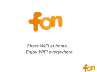 Share WiFi at home… Enjoy WiFi everywhere