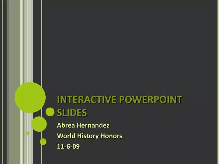 interactive powerpoint slides