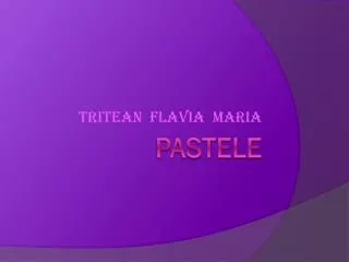 tritean flavia maria