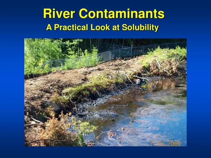 river contaminants