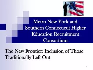 Metro New York and Southern Connecticut Higher Education Recruitment Consortium