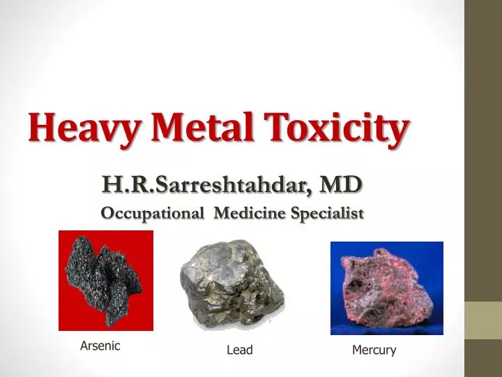 heavy metal toxicity